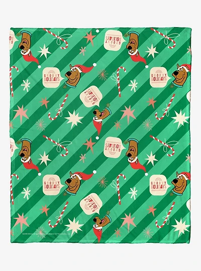 Scooby-Doo! Groovy Wrapping Paper Silk Touch Throw Blanket