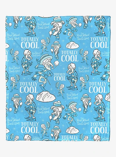The Year Without A Santa Claus Totally Cool Silk Touch Throw