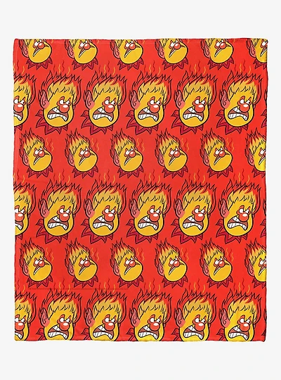 The Year Without A Santa Claus Flaming Mad Silk Touch Throw
