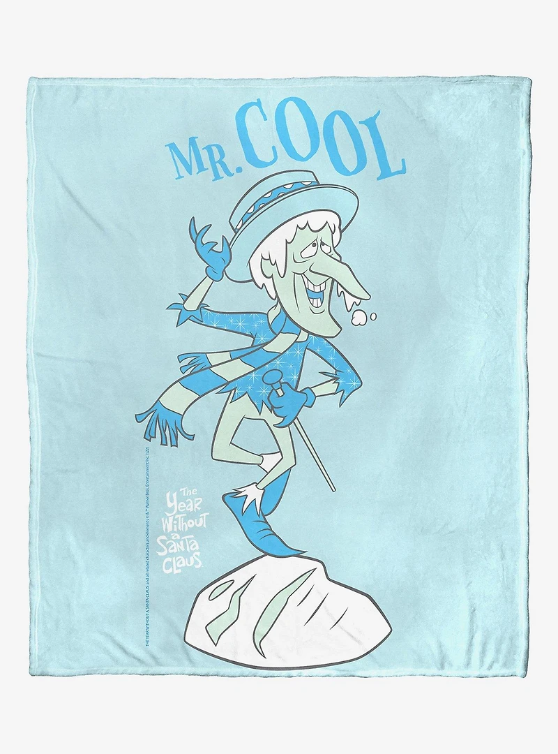 The Year Without A Santa Claus Mr Cool Silk Touch Throw