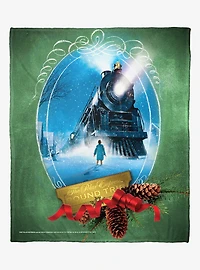 The Polar Express Round Trip Silk Touch Throw Blanket