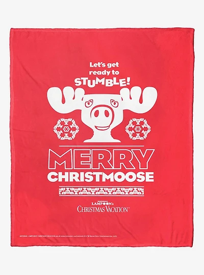 National Lampoon's Christmas Vacation Christmoose Time Silk Touch Throw Blanket