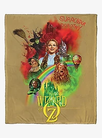 WB 100 The Wizard Of Oz Surrender Dorothy Silk Touch Throw