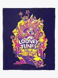 WB 100 Looney Tunes Whats Up Doc Multi Silk Touch Throw