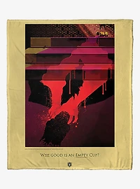 Game Of Thrones Empty Cup Silk Touch Throw Blanket
