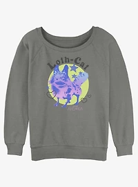 Star Wars Ahsoka Loth-Cat Cuteness Girls Slouchy Sweatshirt