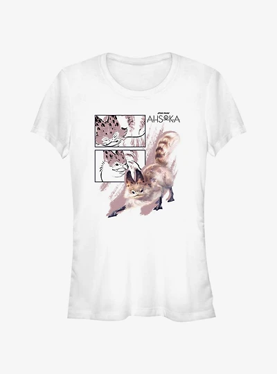 Star Wars Ahsoka Loth-Cat Fluffy And Cute Girls T-Shirt