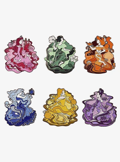 Disney Princess Monochrome Blind Box Enamel Pin — BoxLunch Exclusive