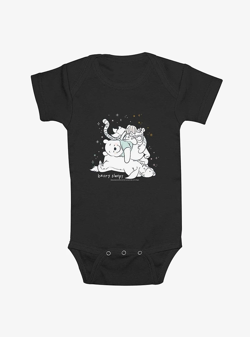 Disney Winnie The Pooh Beary Sleepy Infant Bodysuit