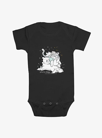 Disney Winnie The Pooh Beary Sleepy Infant Bodysuit