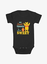 Disney Winnie The Pooh My Aunt Thinks I'm Sweet Infant Bodysuit