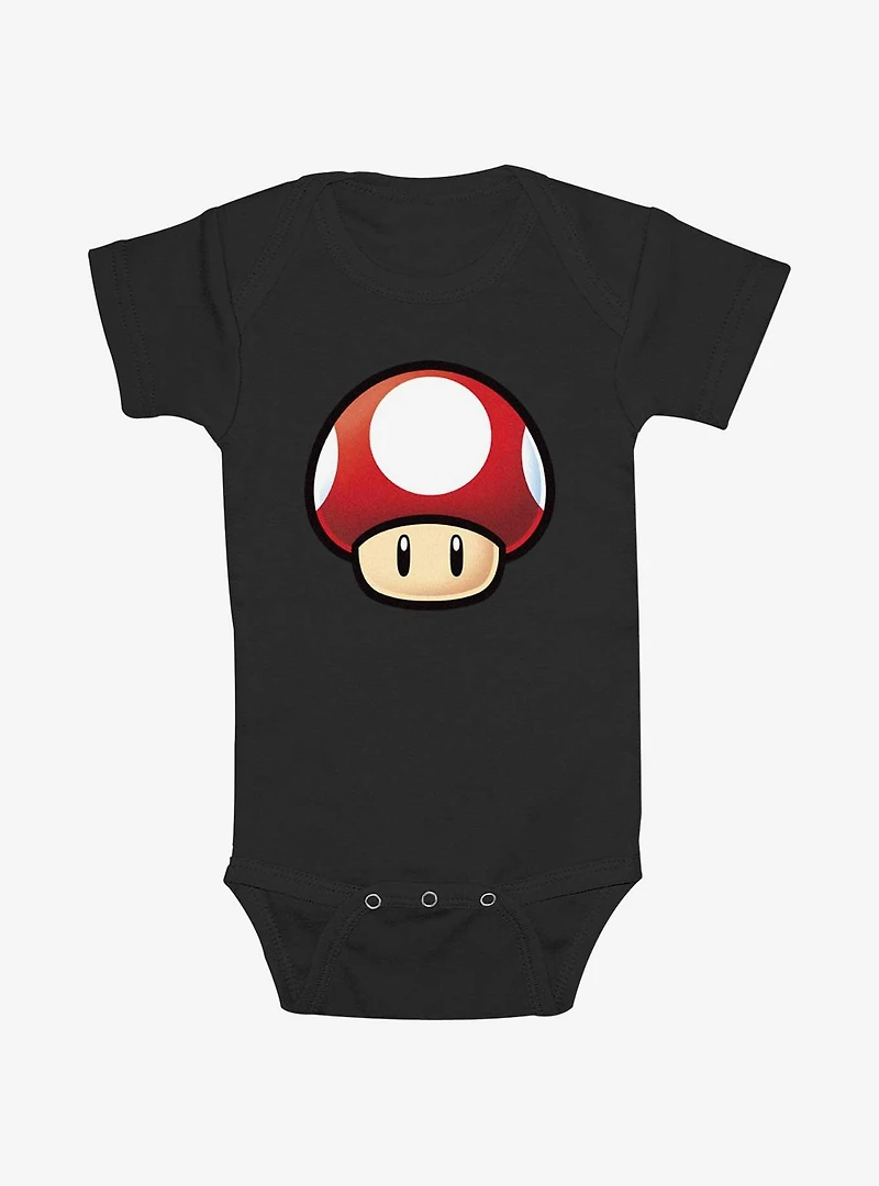 Nintendo Red Mushroom Infant Bodysuit