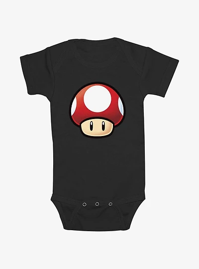 Nintendo Red Mushroom Infant Bodysuit