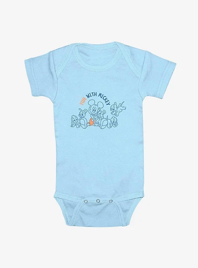 Disney Mickey Mouse Fun Pup Infant Bodysuit