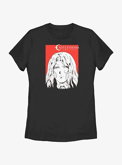 Castlevania: Nocturne Alucard Portrait Womens T-Shirt