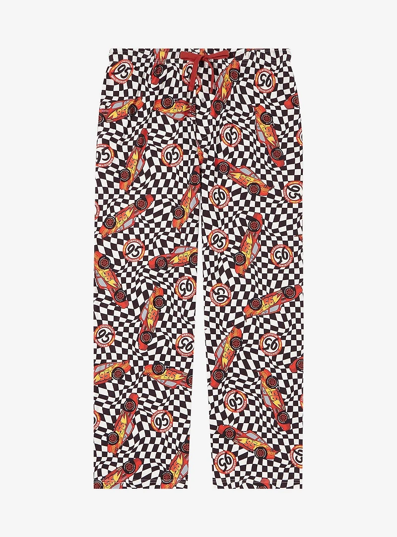 Disney Pixar Cars Lightning McQueen Racing Allover Print Sleep Pants - BoxLunch Exclusive
