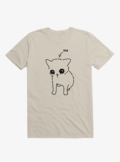 Skrunkly Cat T-Shirt By Heloisa