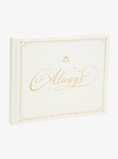 Harry Potter Always Cream Guest Book