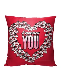 Looney Tunes Meow You Printed Throw Pillow