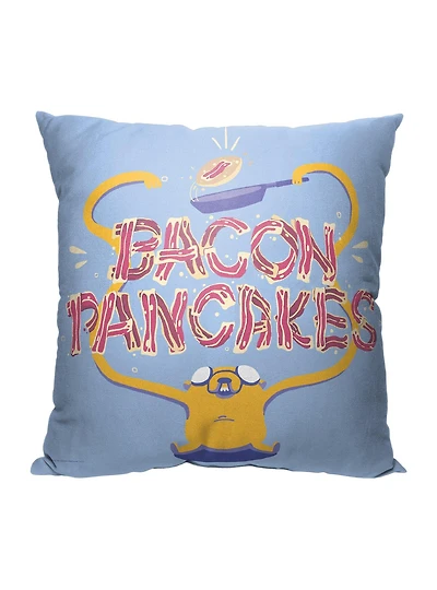Adventure Time Bacon Pancakes Printed Throw Pillow