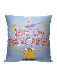 Adventure Time Bacon Pancakes Printed Throw Pillow