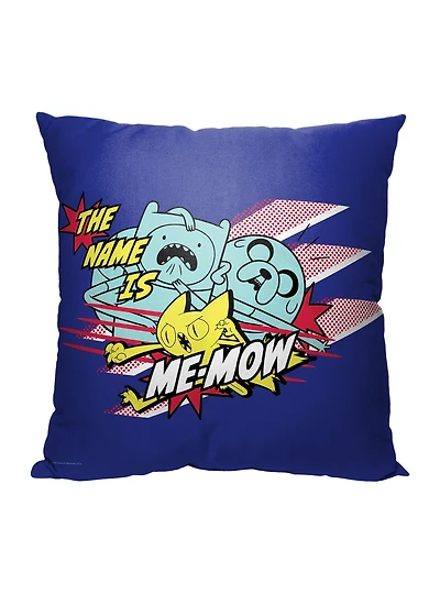Adventure Time The Names Memeow Printed Throw Pillow