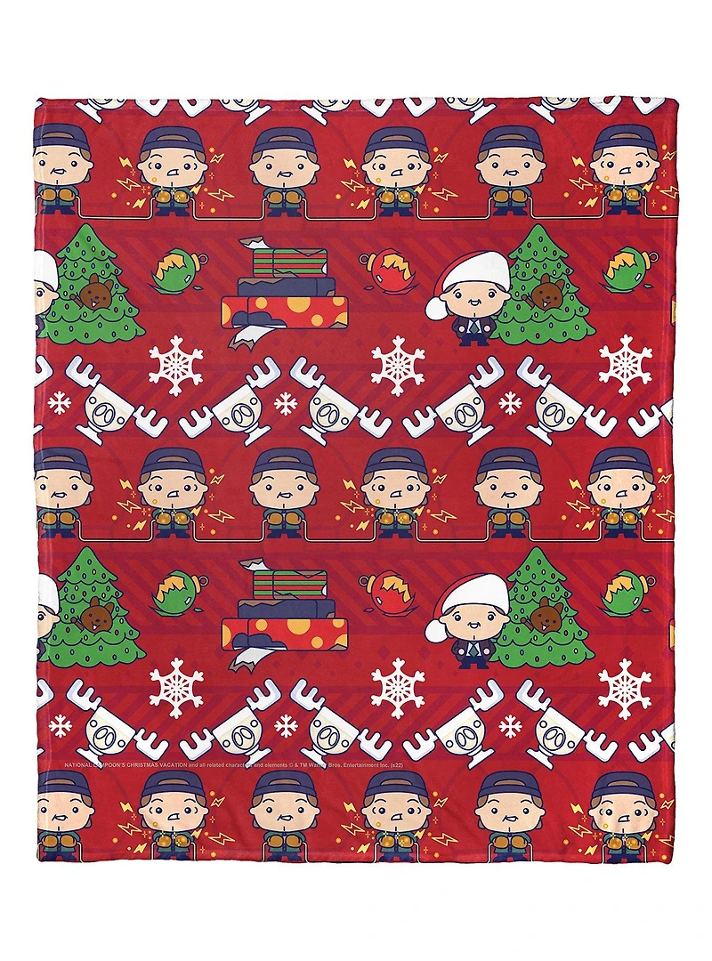 National Lampoon's Christmas Vacation Clarkmas Christmas Silk Touch Throw Blanket
