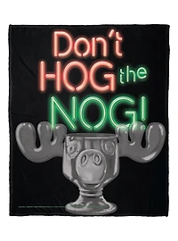 National Lampoon's Christmas Vacation Don'T Hog The Log Silk Touch Throw Blanket