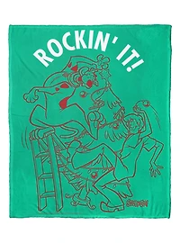 Scooby-Doo! Rockin Around The Christmas Tree Silk Touch Throw Blanket