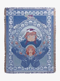 Studio Ghibli Ponyo & Granmamare Portrait Tapestry Throw - BoxLunch Exclusive