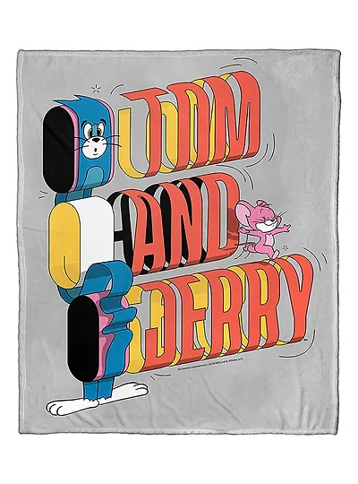 WB 100 Tom And Jerry That?s My Boy Silk Touch Throw