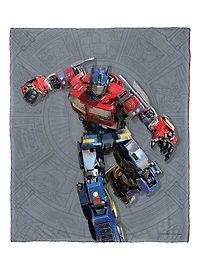 Transformers: Rise Of The Beasts Optimus Prime Silk Touch Throw
