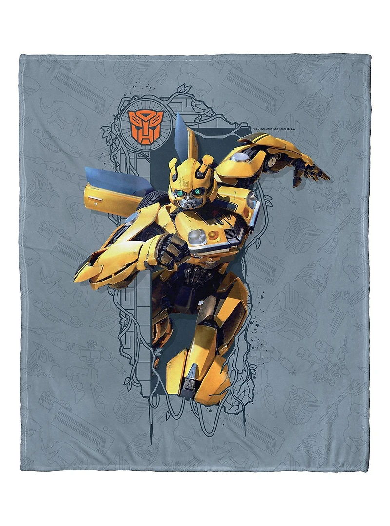 Transformers: Rise Of The Beasts Bumblebee Silk Touch Throw