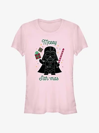 Star Wars Merry Sith-Mas Vader Girls T-Shirt