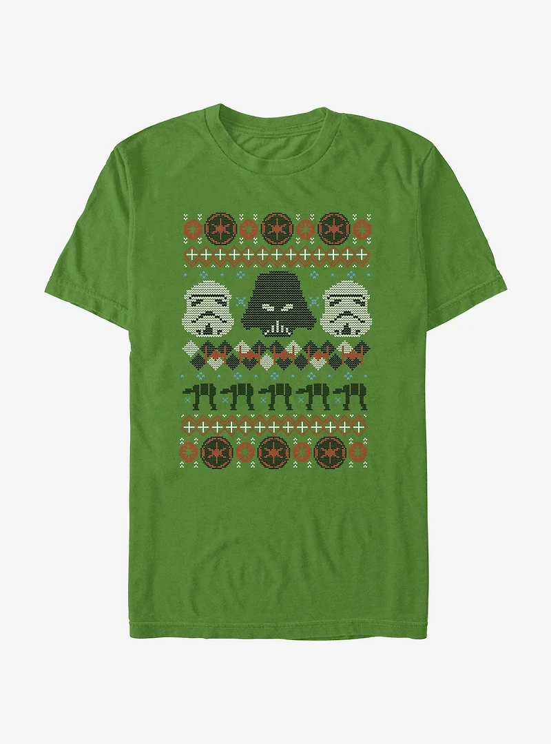 Star Wars Vader and Storm Troopers Ugly Christmas T-Shirt
