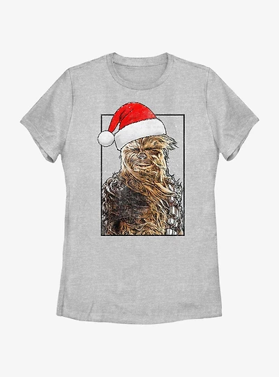 Star Wars Santa Chewie Womens T-Shirt