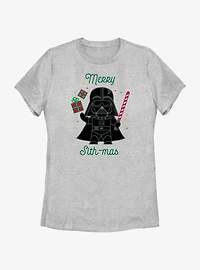 Star Wars Merry Sith-Mas Vader Womens T-Shirt