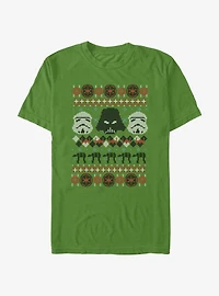 Star Wars Vader and Storm Troopers Ugly Christmas T-Shirt