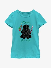 Star Wars Merry Sith-Mas Vader Youth Girls T-Shirt