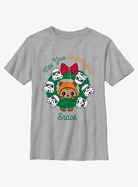 Star Wars May Your Holiday Spirit Endor Youth T-Shirt