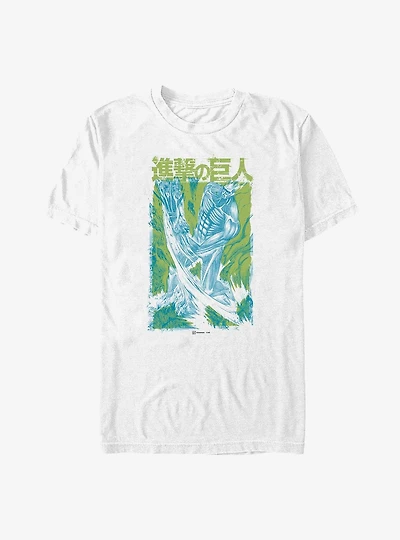 Attack On Titan Colossus Poster Big & Tall T-Shirt