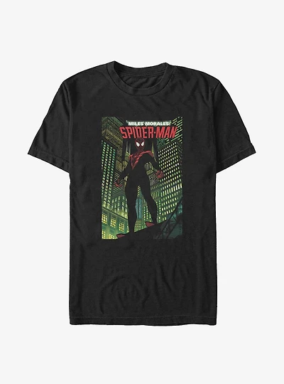 Marvel Spider-Man: Into the Spider-Verse Miles Morales Poster Big & Tall T-Shirt