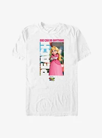 Mario Peach Can Do Anything Big & Tall T-Shirt