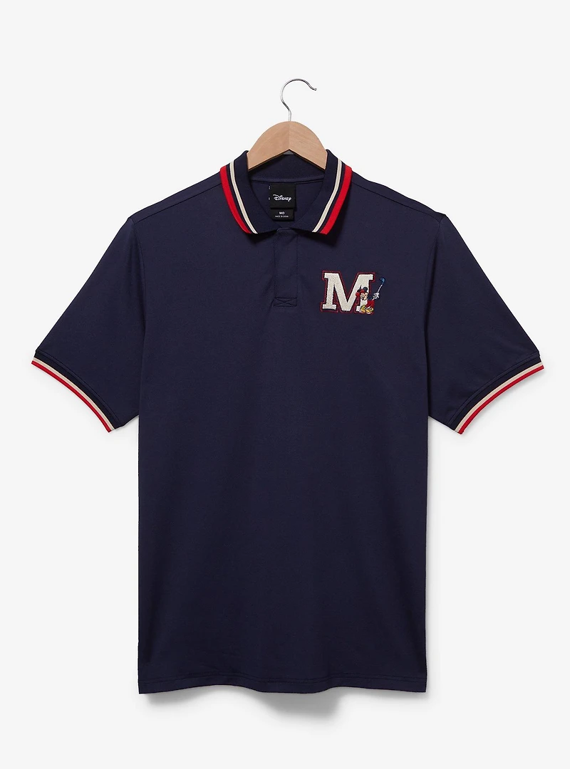 Disney Mickey Mouse Initial Collegiate Golf Polo — BoxLunch Exclusive