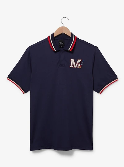 Disney Mickey Mouse Initial Collegiate Golf Polo — BoxLunch Exclusive