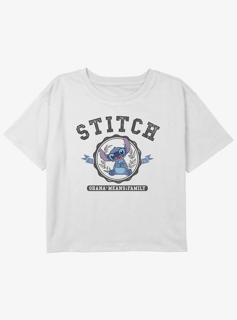 Disney Lilo & Stitch Smart Girls Youth Crop T-Shirt
