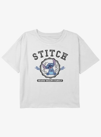 Disney Lilo & Stitch Smart Girls Youth Crop T-Shirt