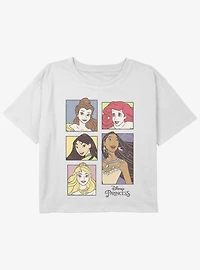 Disney The Little Mermaid Princesses Girls Youth Crop T-Shirt