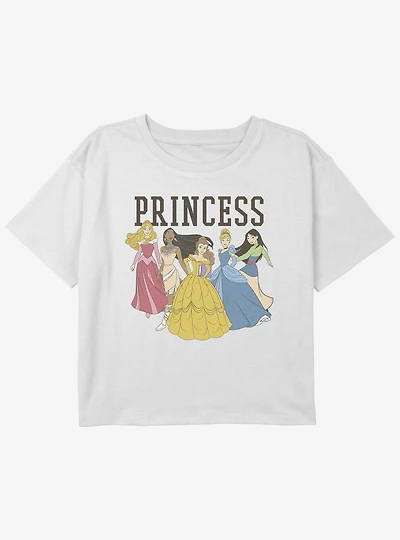 Disney Sleeping Beauty I Am A Princess Girls Youth Crop T-Shirt