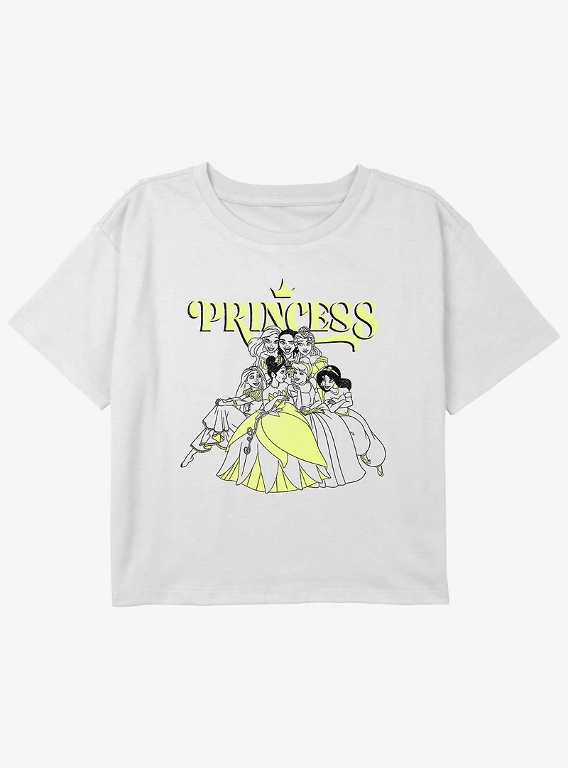 Disney The Little Mermaid Pop Princess Girls Youth Crop T-Shirt